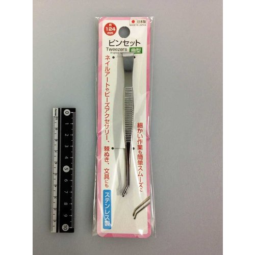 Tweezers angle 124mm 