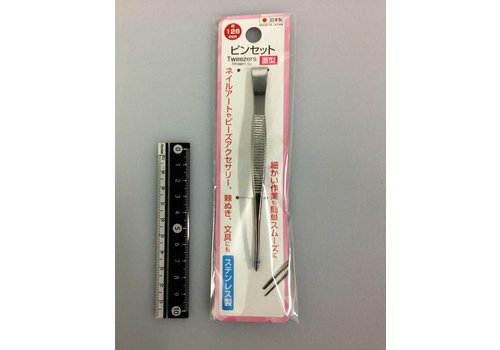 Tweezers straight 126mm 