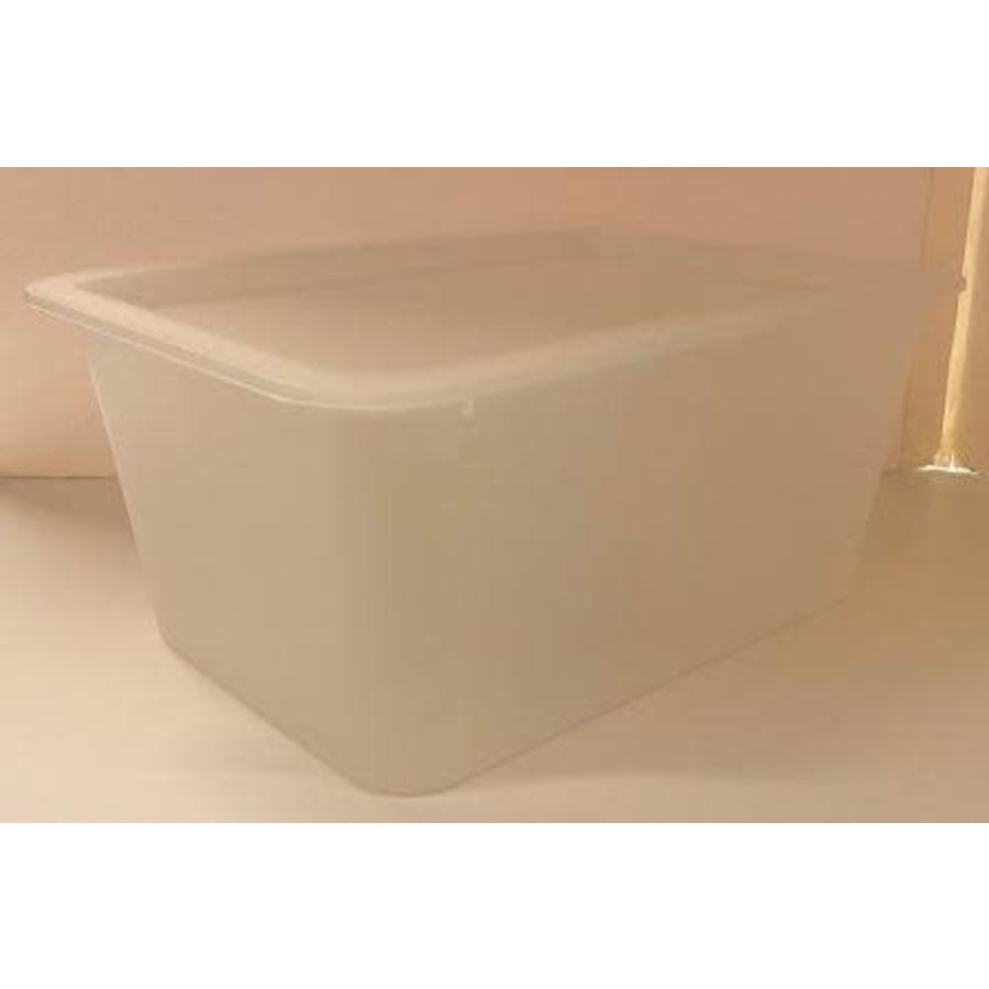 Storage box with lid translucent-1