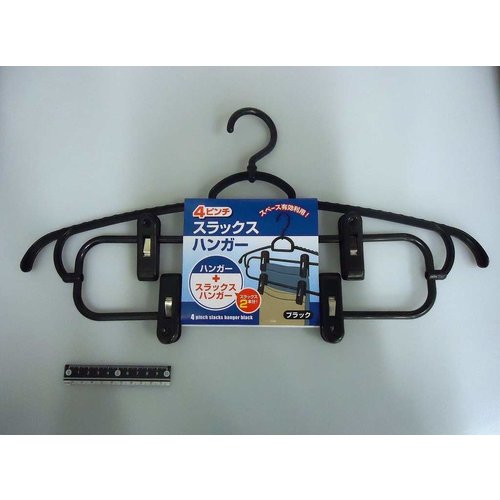 4 pinch slacks hanger BK : PB 