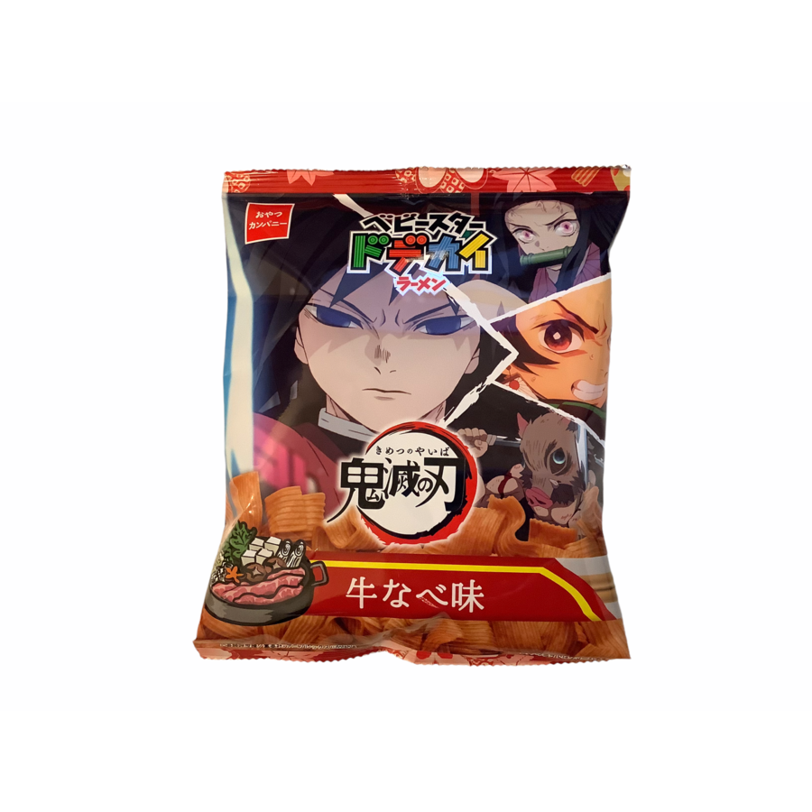 Baby Star x Kimetsu no Yaiba Beef Pot Ramen Snack-1