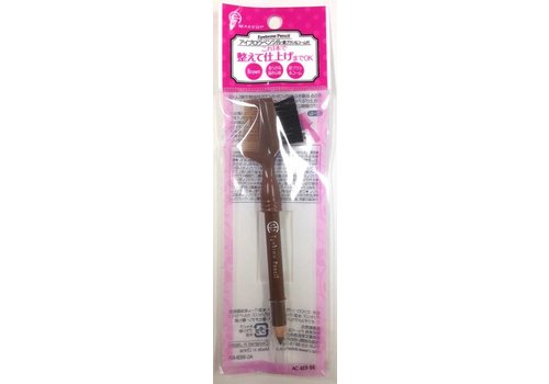 Eyebrow pencil with comb, brown 