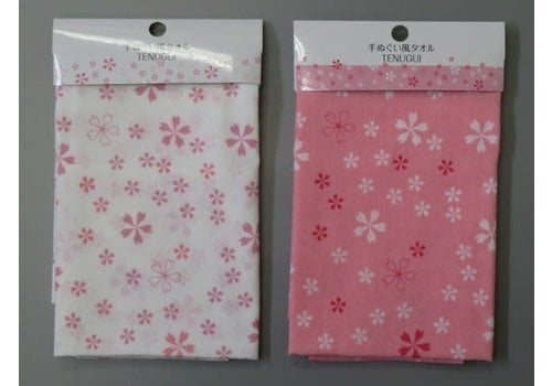 21 Tenugui-style towel sakura 