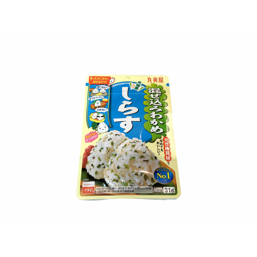 Mazekomi Wakame Shirasu (Rice Seasoning with Wakame Seaweed and Whitebait)-1