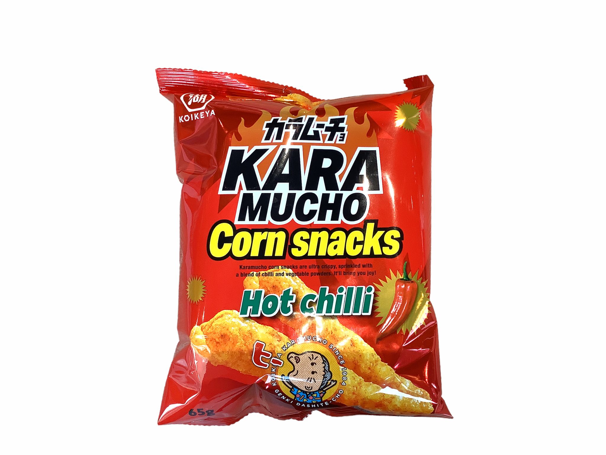 Karamucho Corn Snacks Pika Pika Japan