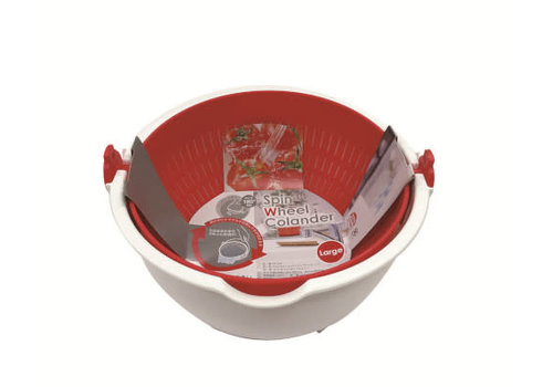 Spin Wheel Colander Small (Red) 