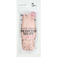 Diamond shape mask pale PK