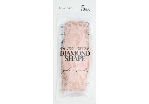 Diamond shape mask 5P pale PK 