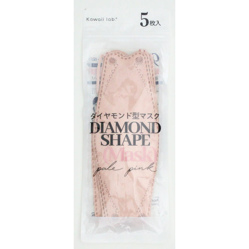 Diamond shape mask 5P pale PK 