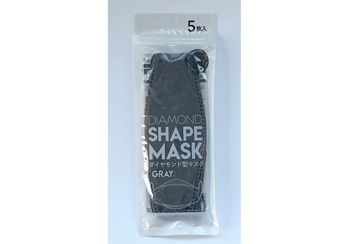 Nonwoven mask 5P Gray 