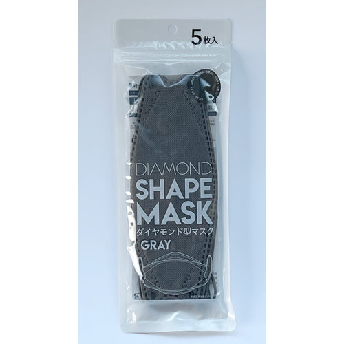 Nonwoven mask 5P Gray 