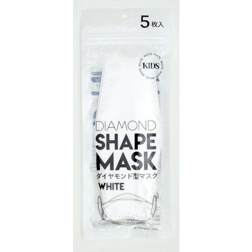 Nonwoven mask for child 5P White 