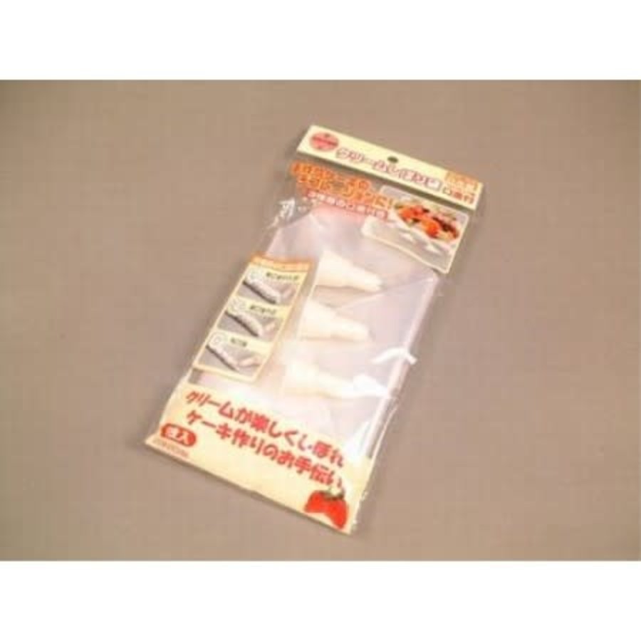 PE, PP cream squeezing bag (6P) with mouthpiece-1