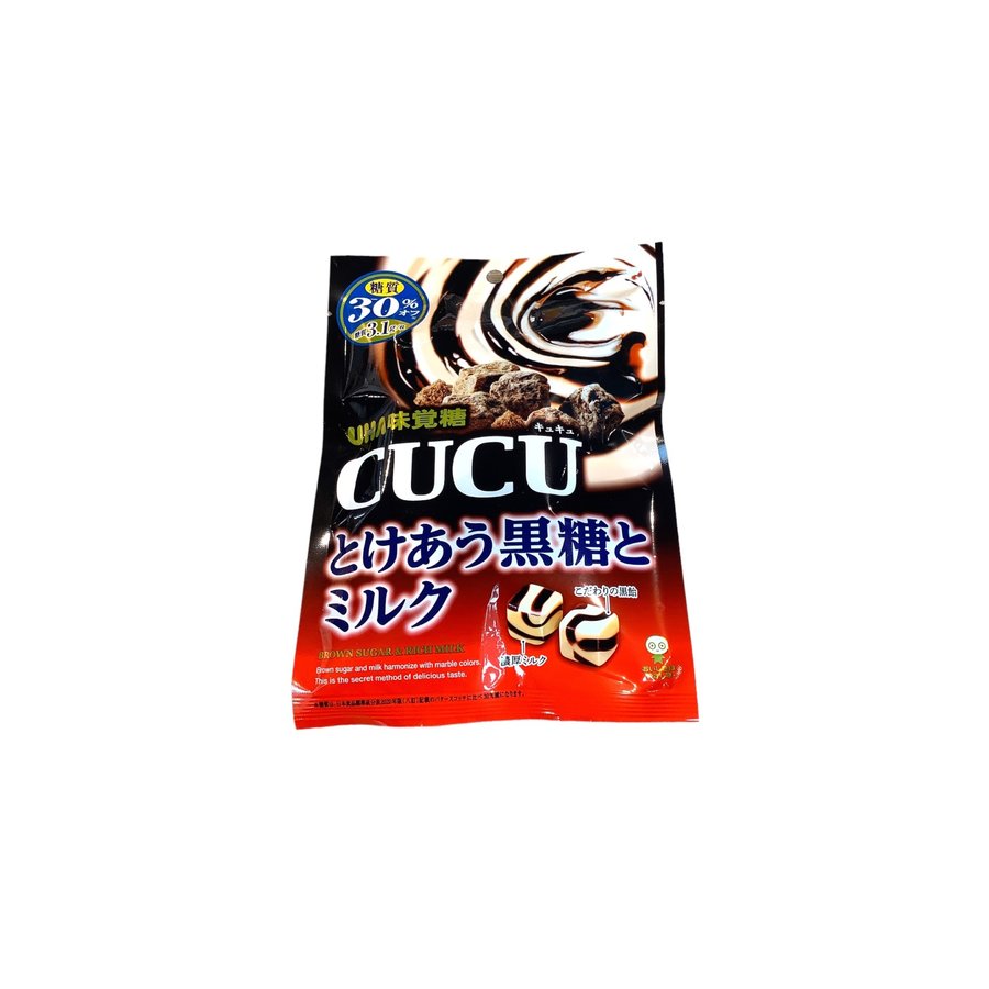 UHA Cucu brown sugar and milk 80g-1