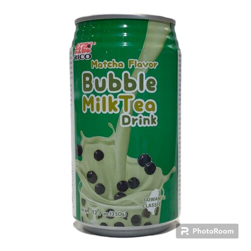 Bubble melk tea matcha 