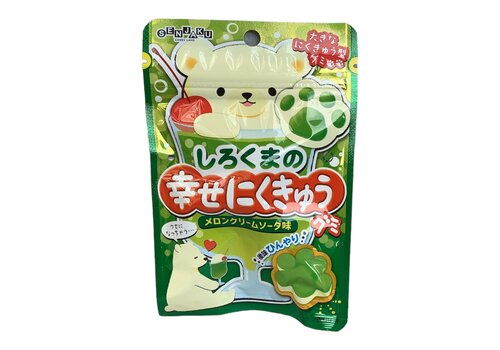 Happy Nikukyu Melon Cream Soda gummy 30g 