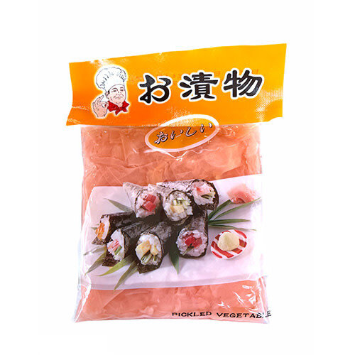 Preserved Red Ginger Slices 150 Gr.   LV ZHENG FOOD 