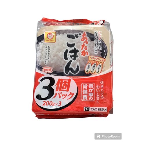 Maruchan Attaka Gohan (Pre-Packaged Rice) - 200gx3p 