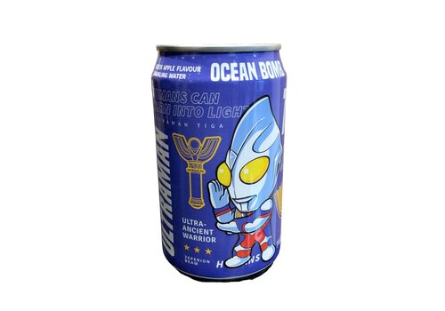 Sparkling Water Ultraman - Green Apple (24*330ml) 