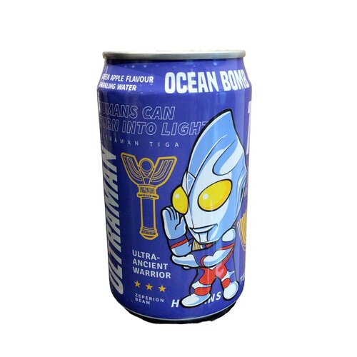 Sparkling Water Ultraman - Green Apple (24*330ml) 