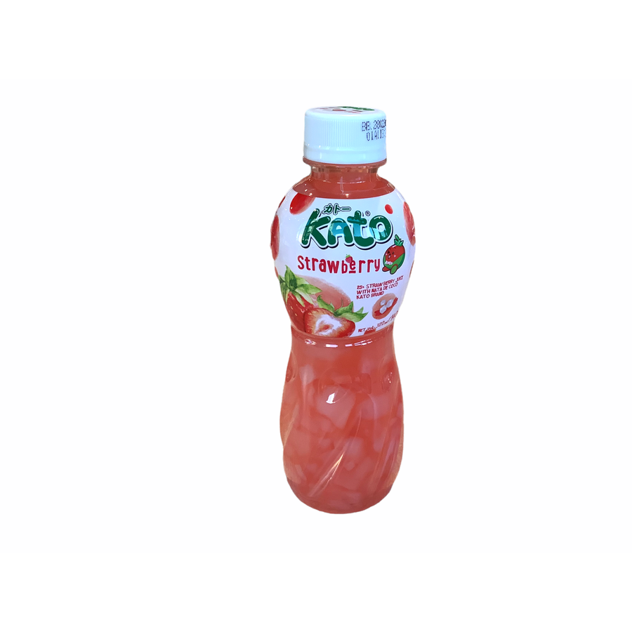 Aardbeien drank met Nata de Coco-1