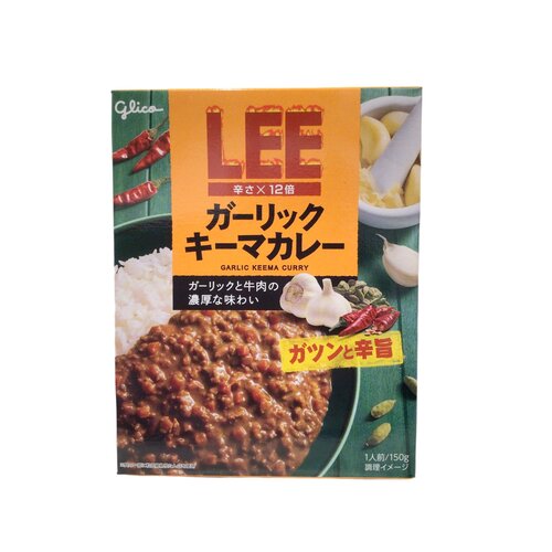 LEE Garlic Keema Curry Karasa x 12-Bai (Pre-Packaged 12 Times Spicy  Keema Curry) 