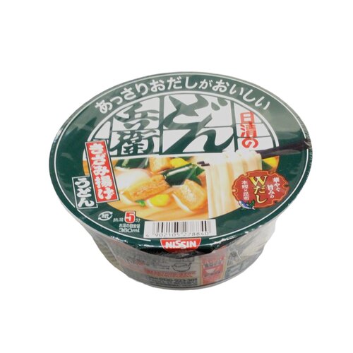 Nissin No Assari Odashi Ga Oishii Donbe Kizami Age Udon (Kansai Style Udon Cup Noodles with Chopped Deep-Fried Tofu) 