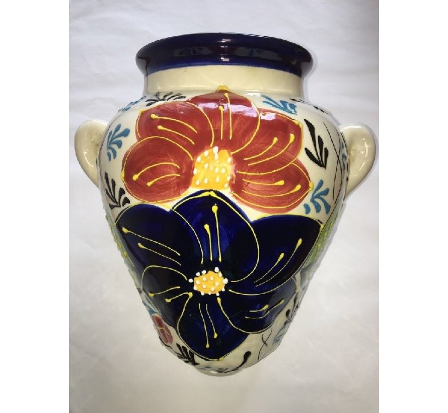 Hanging Flower Pot Azul Crema