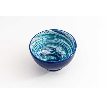 Kom Keramiek Aguas Blauw ∅ 14 cm