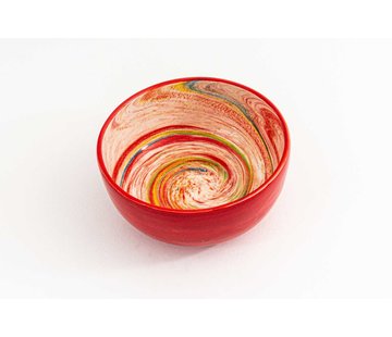 Bowl Ceramic Aguas Red ∅ 15 cm