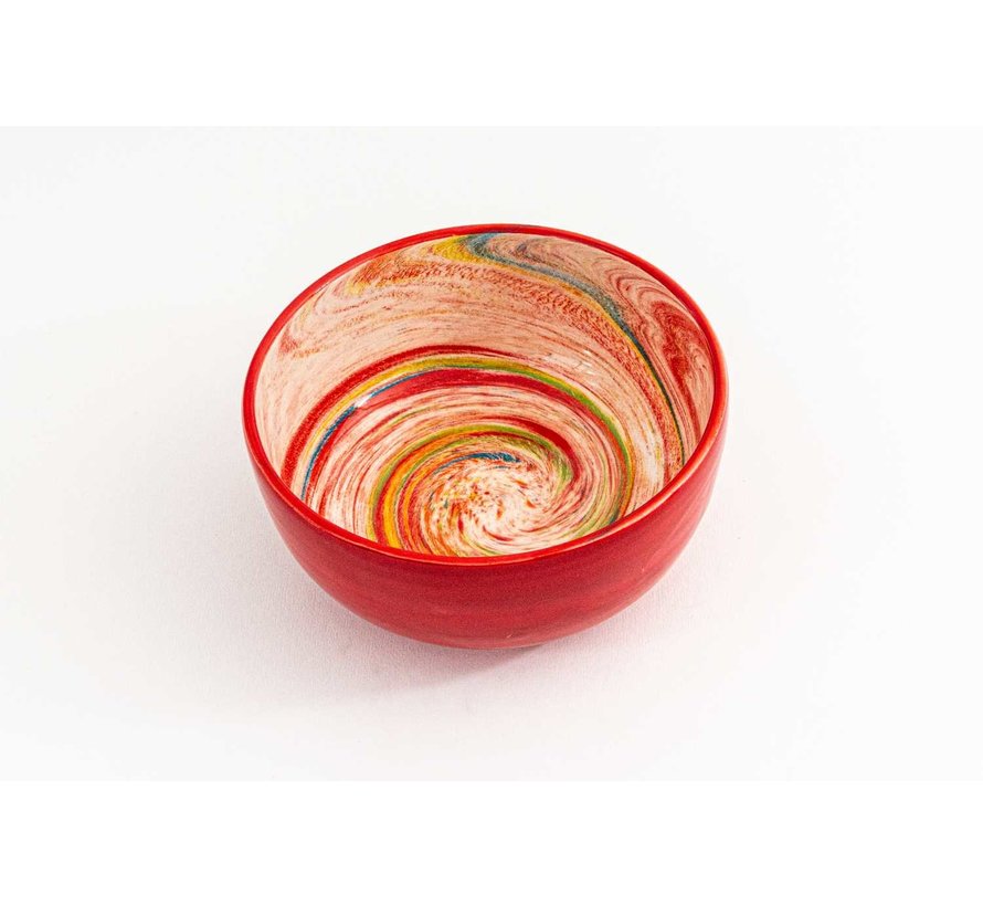 Bowl Ceramic Aguas Red ∅ 15 cm