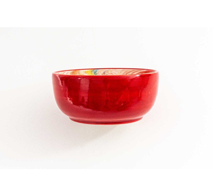 Bowl Ceramic Aguas Red ∅ 15 cm