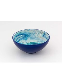 Serveerschaal Keramiek Aguas Blauw ∅ 22 cm