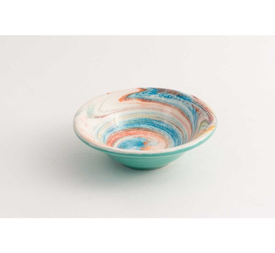 Tapas Dish Ceramic Aguas Turquoise 11 cm