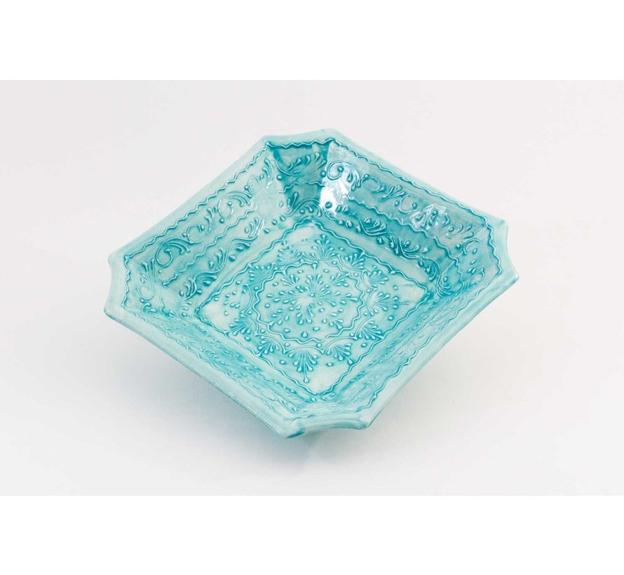 Square Dish Ceramic Majorica 25 cm