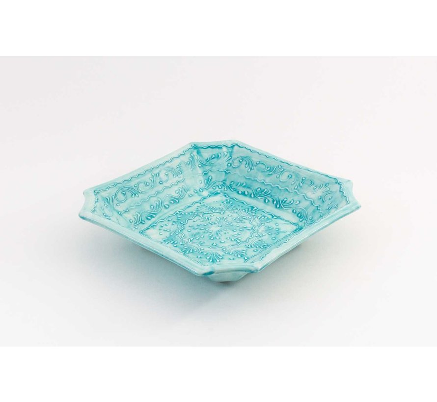 Square Dish Ceramic Majorica 25 cm