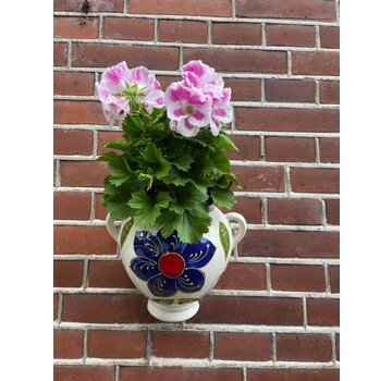 Hanging Flower Pot Flor Mogan Azul
