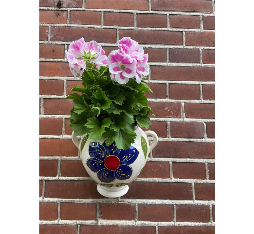 Hanging Flower Pot Flor Mogan Azul