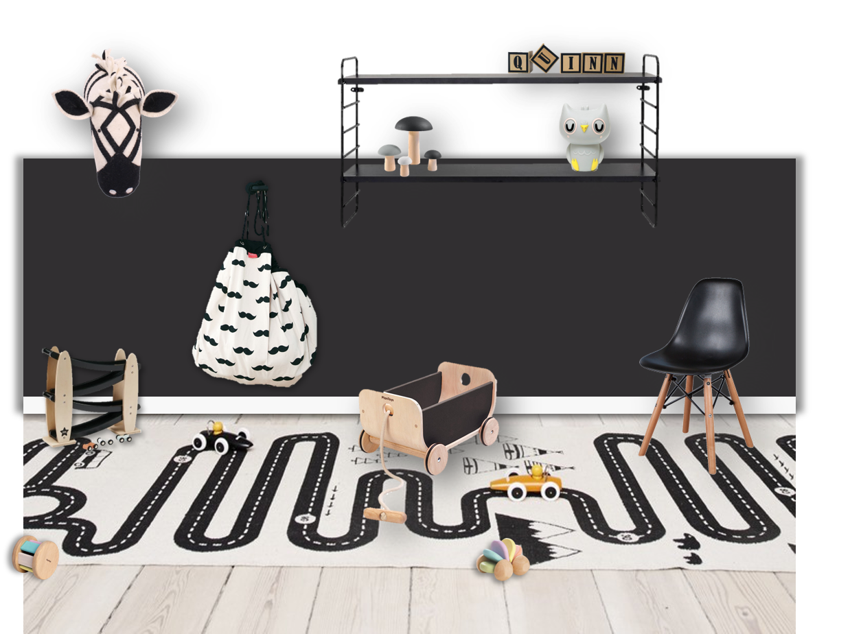 Verrassend Zwart wit kinderkamer | 100% stylish - greatlittlekids GH-59