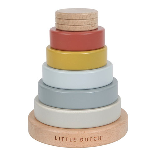 Little Dutch Little Dutch | Houten stapeltoren Pure & Nature Little Dutch Little Dutch | Houten stapeltoren Pure & Nature