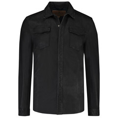 Heren overhemd leer Zaalleatherwear