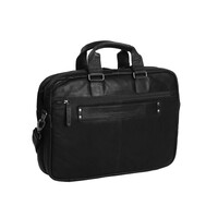 Chesterfield Bags TCB C40.101000 Businesstas Seth waxed Pull Up Zwart