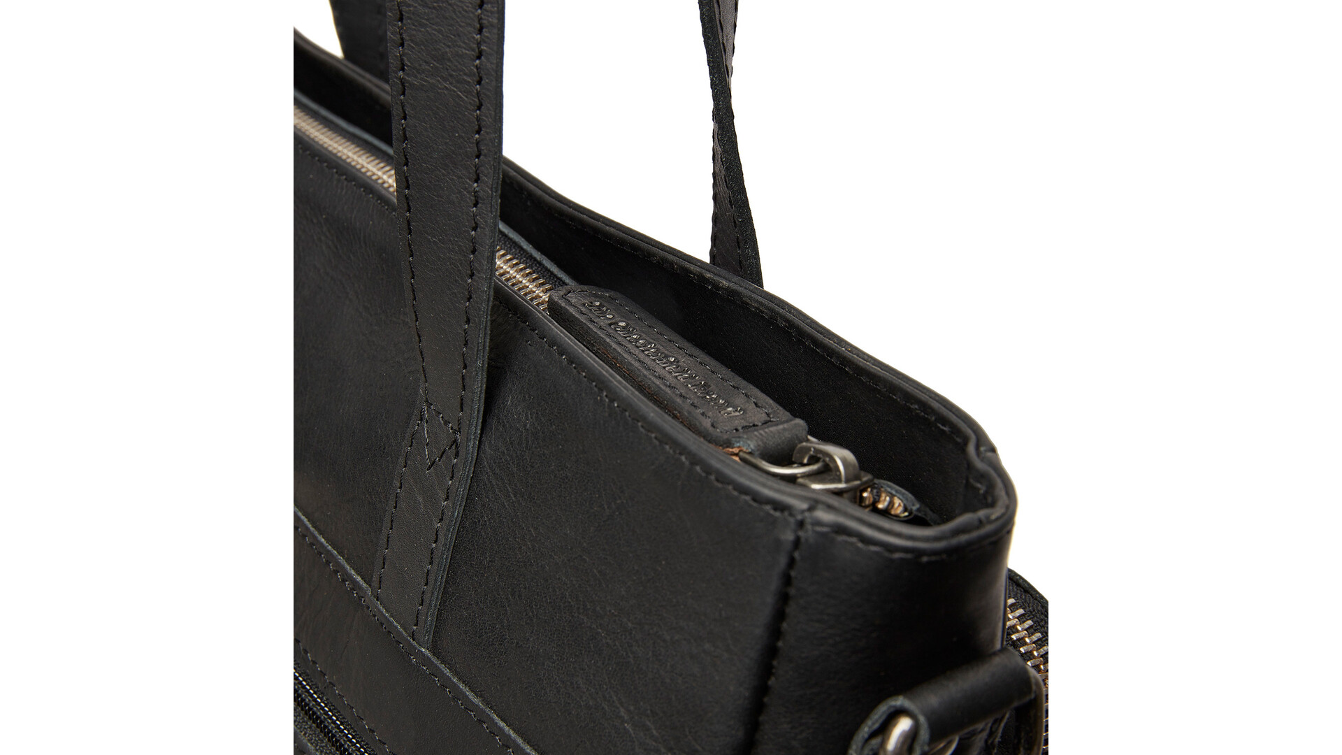 Chesterfield Bags TCB C38.019200 Shopper Alicante waxed Pull Up Black