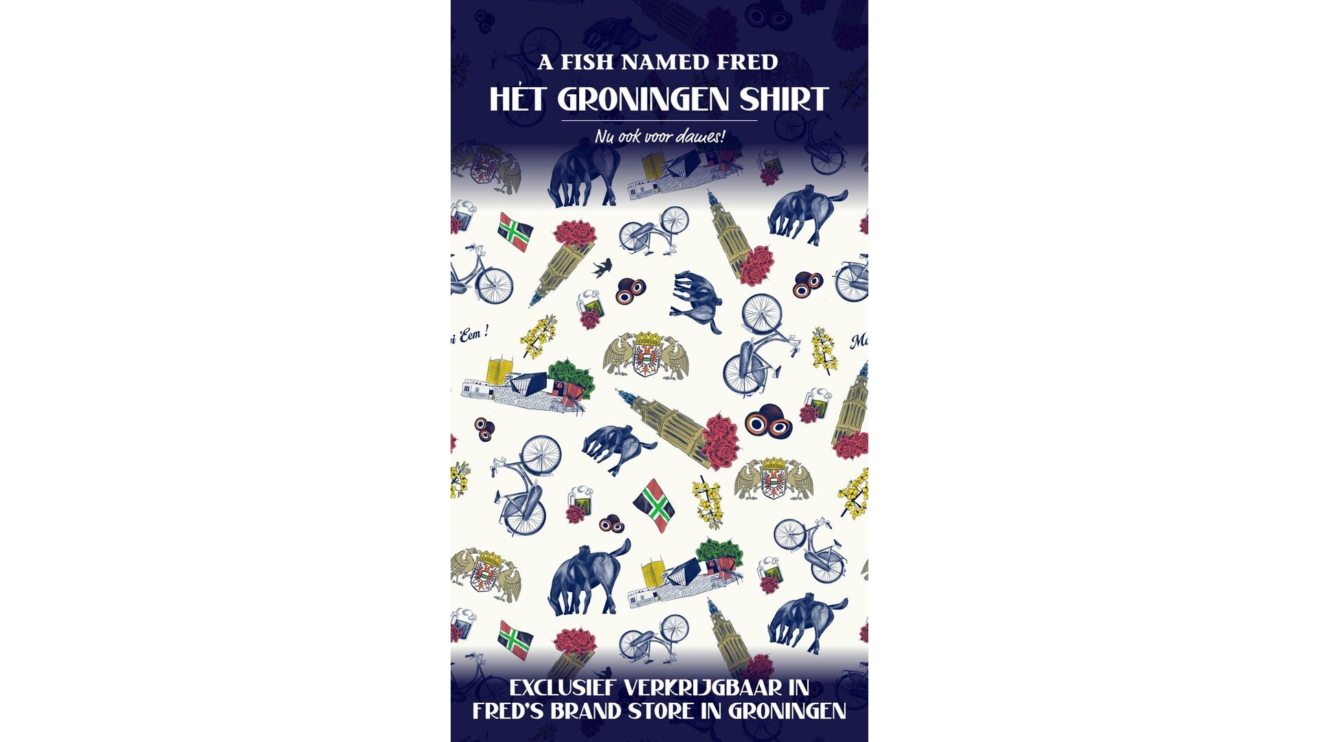 A Fish Named Fred AFNF 99.0010 Shirt Groningen elements WOMEN