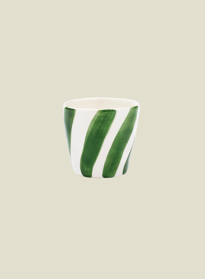 Green Twirl Espresso Cup