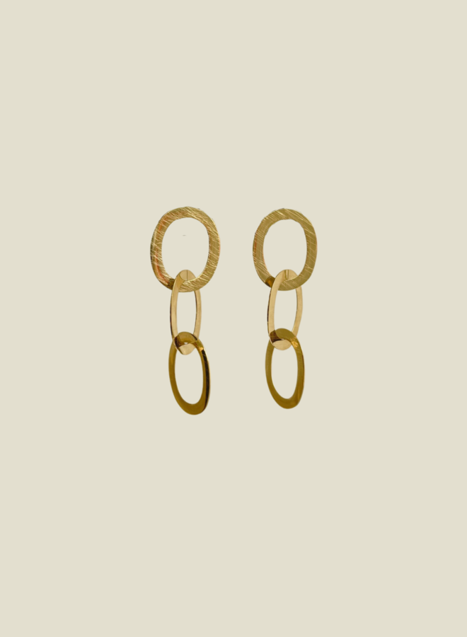 Funky Earrings (Set) Triple Circles