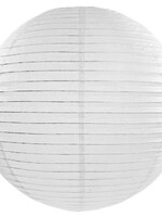 Amlux Witte lampion voor buiten Ø25cm