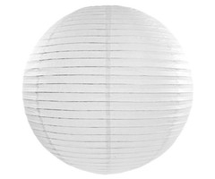 Amlux Witte lampion voor buiten Ø25cm