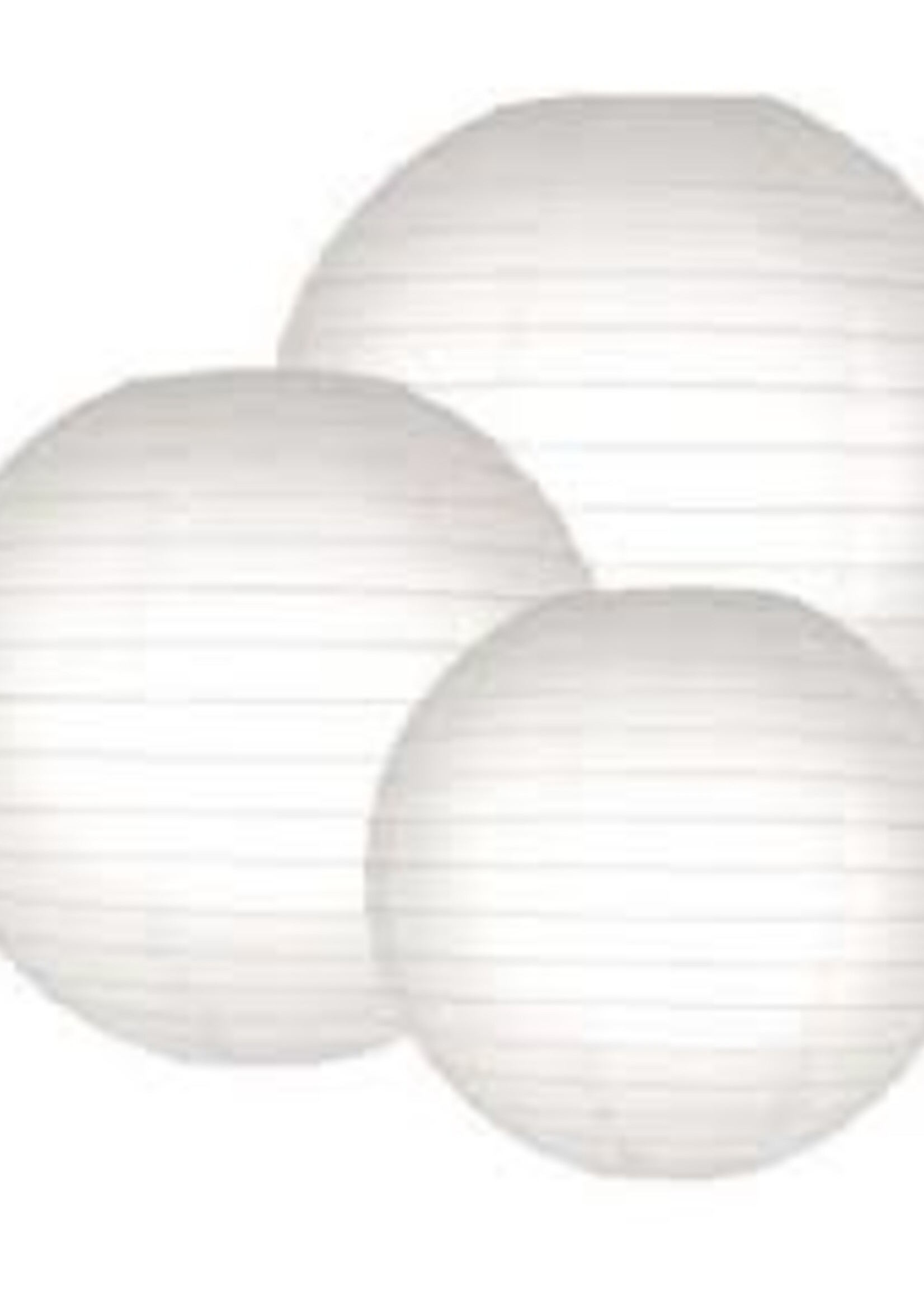 Amlux Witte lampion voor buiten Ø25cm