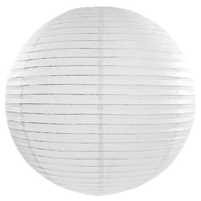 Amlux Witte lampion voor buiten Ø35cm